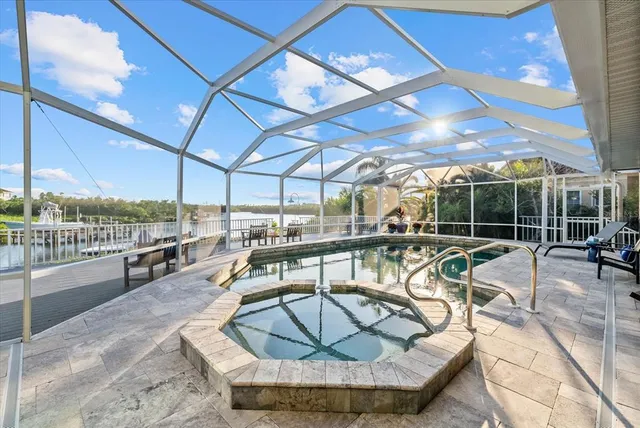 an aerial view of a house having yard