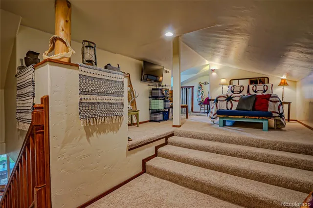 a view of a lake from a balcony