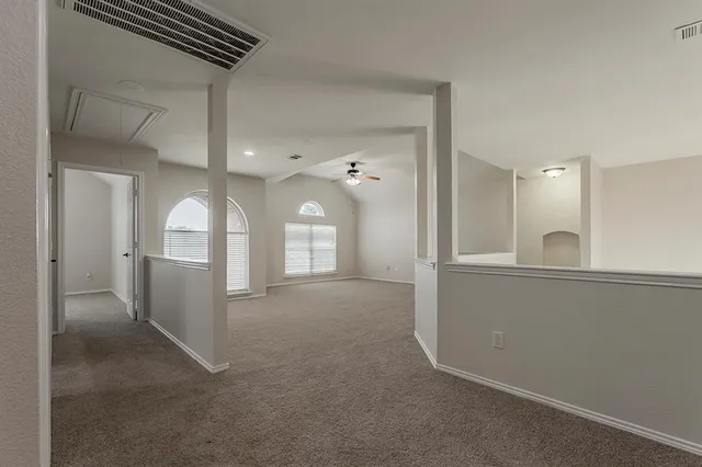 a view of a livingroom with a furniture