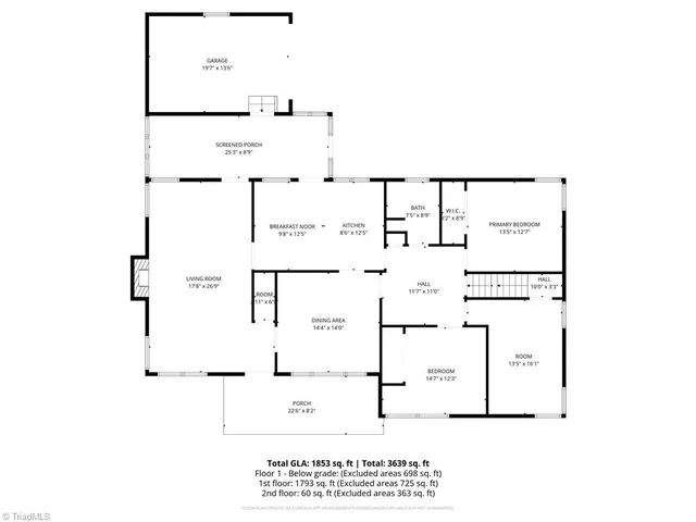 $264,900 | 17980 Highway 109, Denton, NC 27239