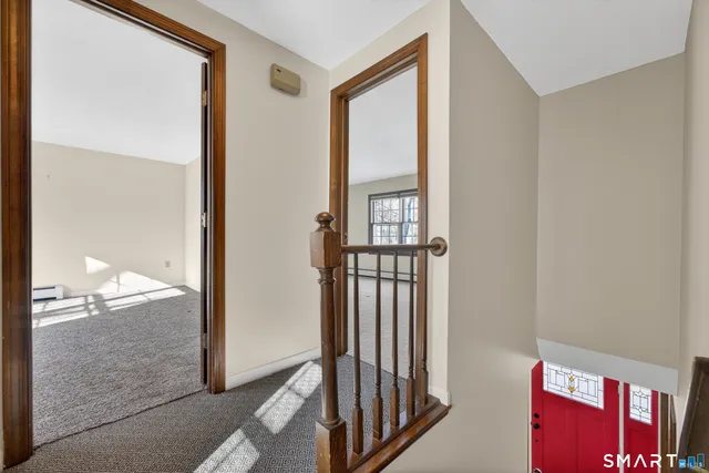 a view of front door