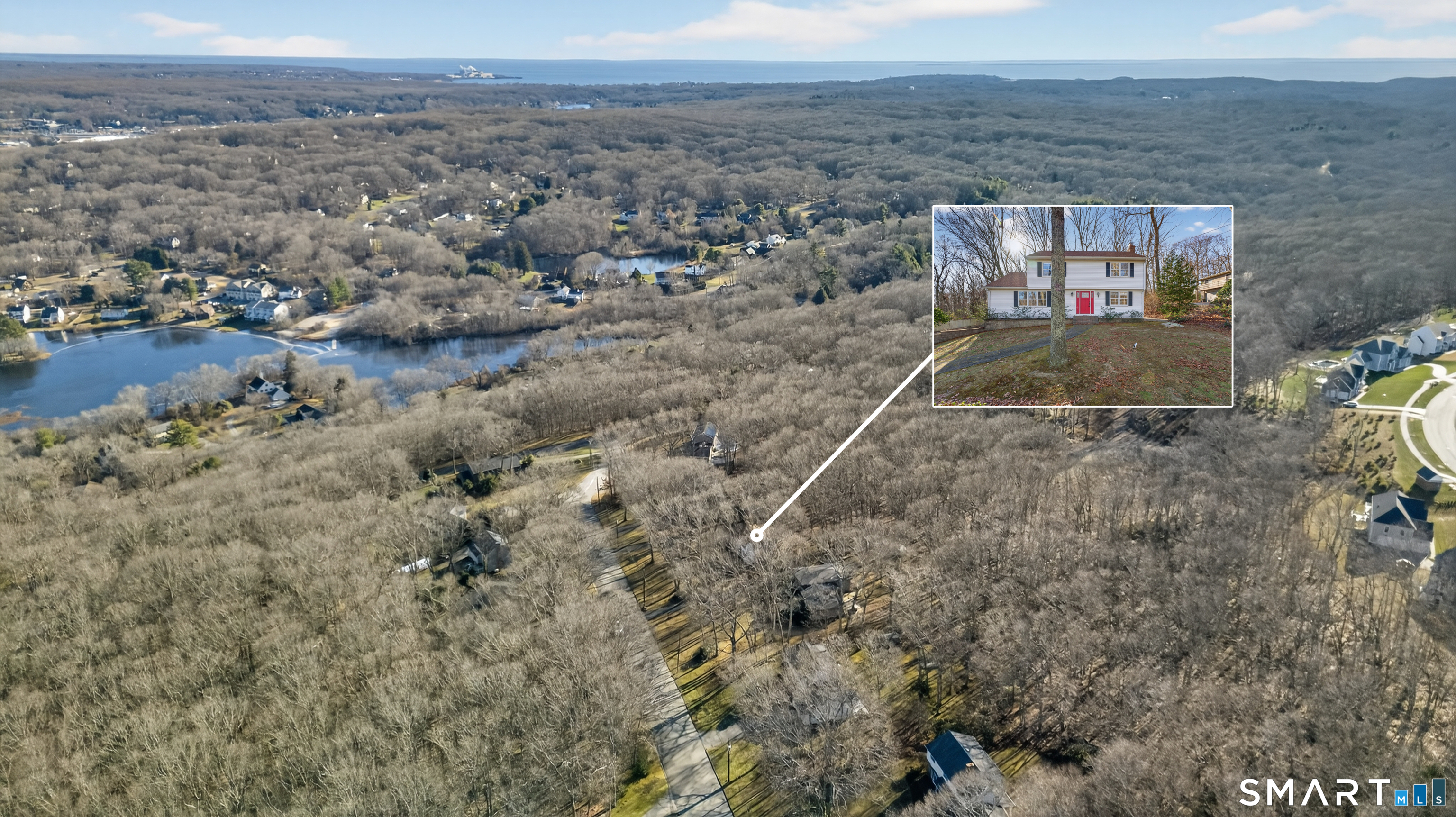 29 Legendary Road East Lyme, CT 06333 - Photo 33 of 36 an aerial view of a house