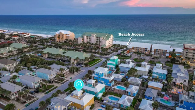 a view of ocean view with beach