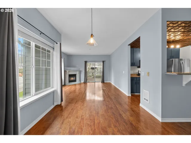 a view interior of the house and wooden floor