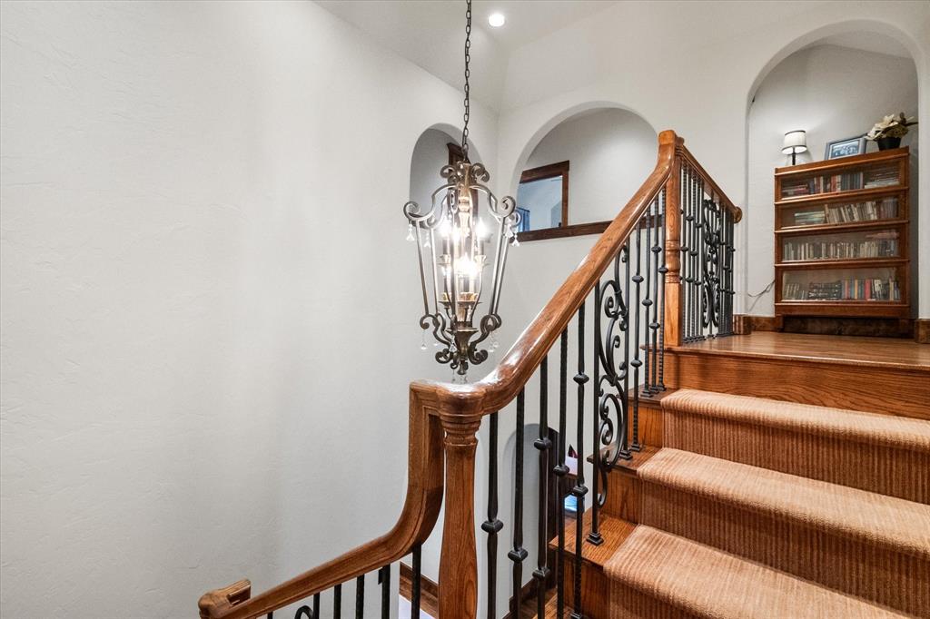 920 Nottingham Road Keller, TX 76248 - Photo 28 of 38 a view of entryway and hall with wooden floor