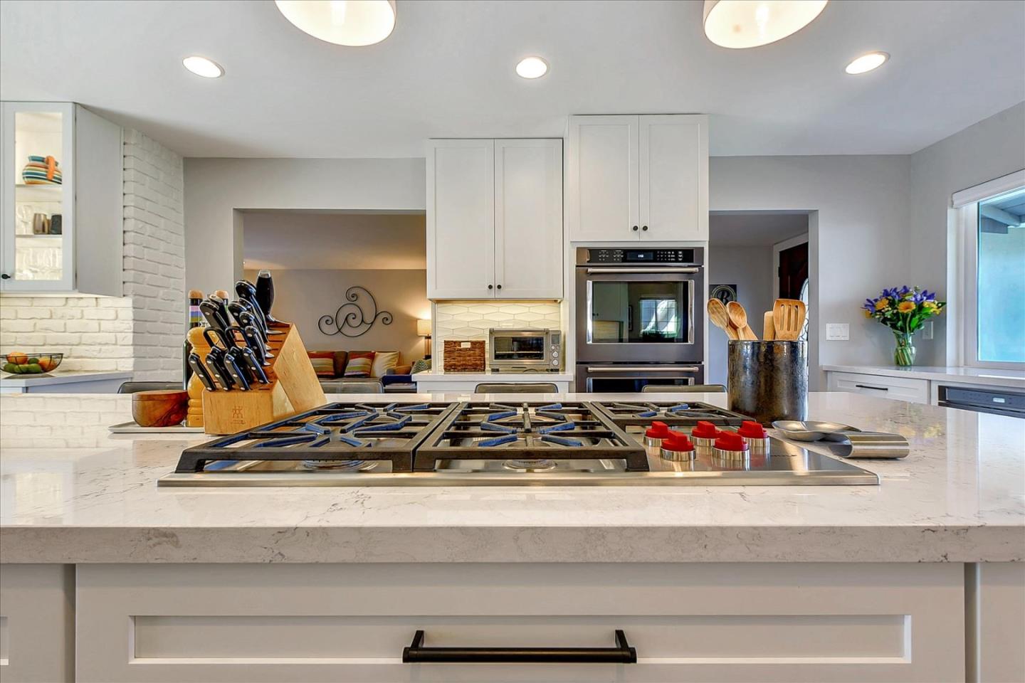 1712 St Anthony Drive San Jose, CA 95125 - Photo 13 of 47 a living room with furniture and a fireplace
