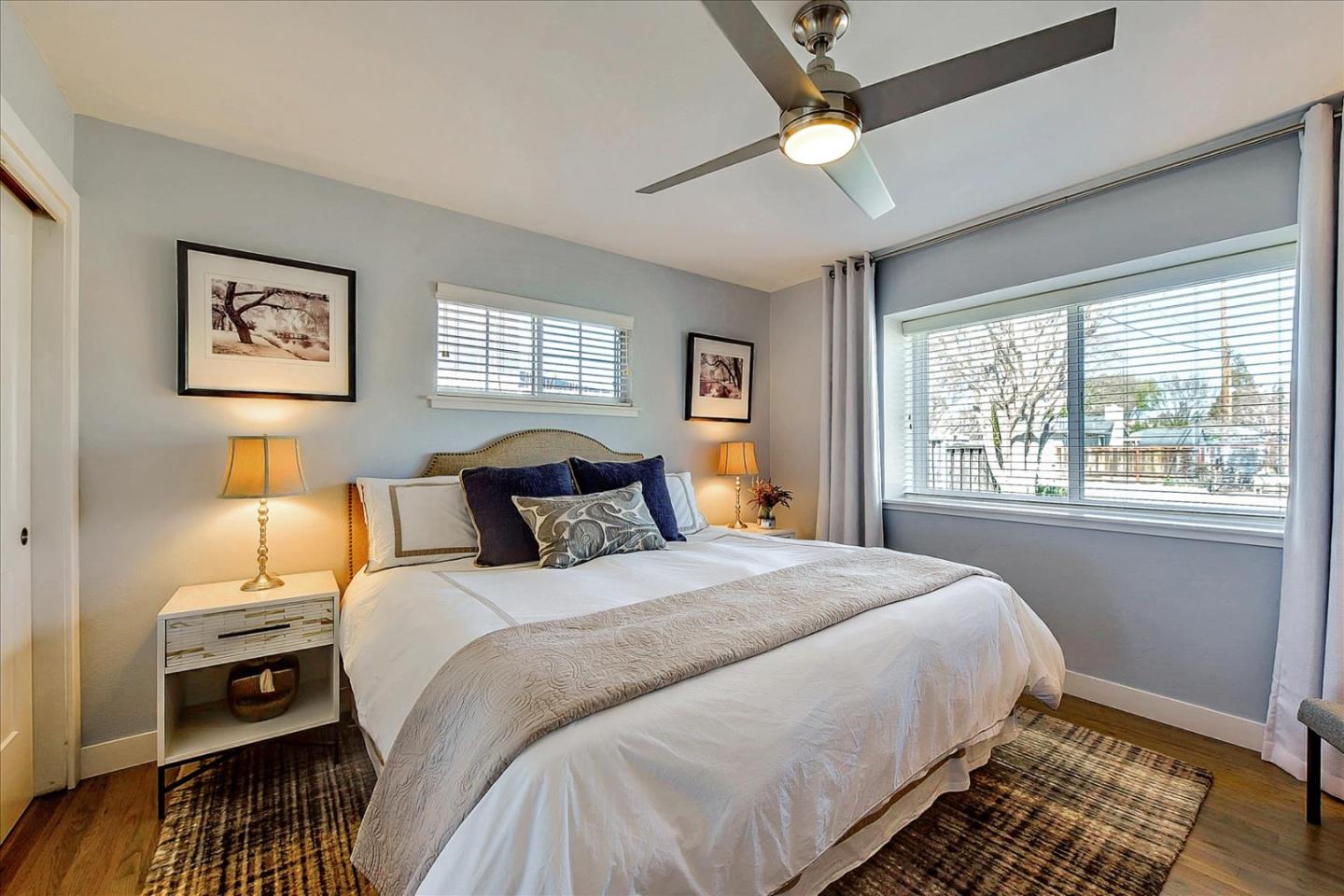 1712 St Anthony Drive San Jose, CA 95125 - Photo 28 of 47 a bedroom with bed a painting and a window