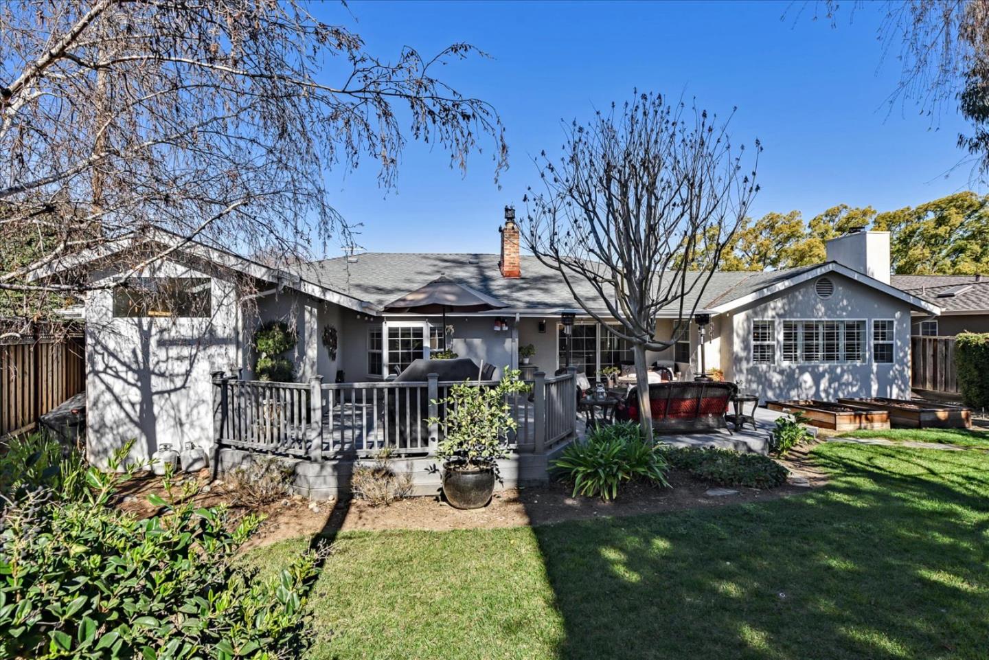 1712 St Anthony Drive San Jose, CA 95125 - Photo 47 of 47 a view of a house with a yard chairs and table in the patio