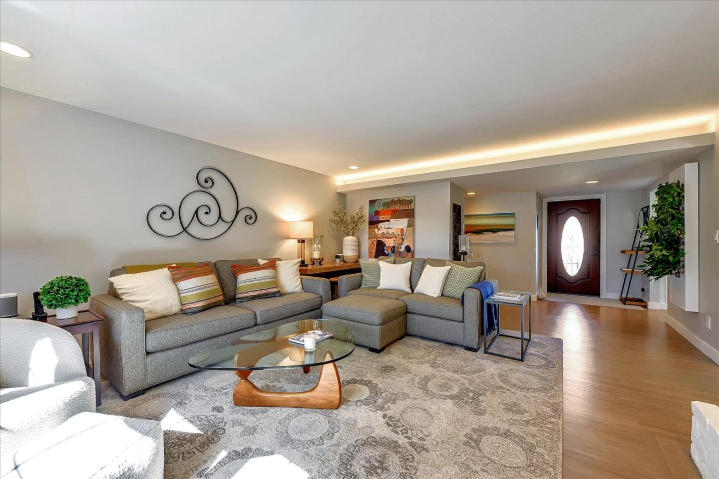 1712 St Anthony Drive San Jose, CA 95125 - Photo 6 of 47 a living room with furniture and wooden floor