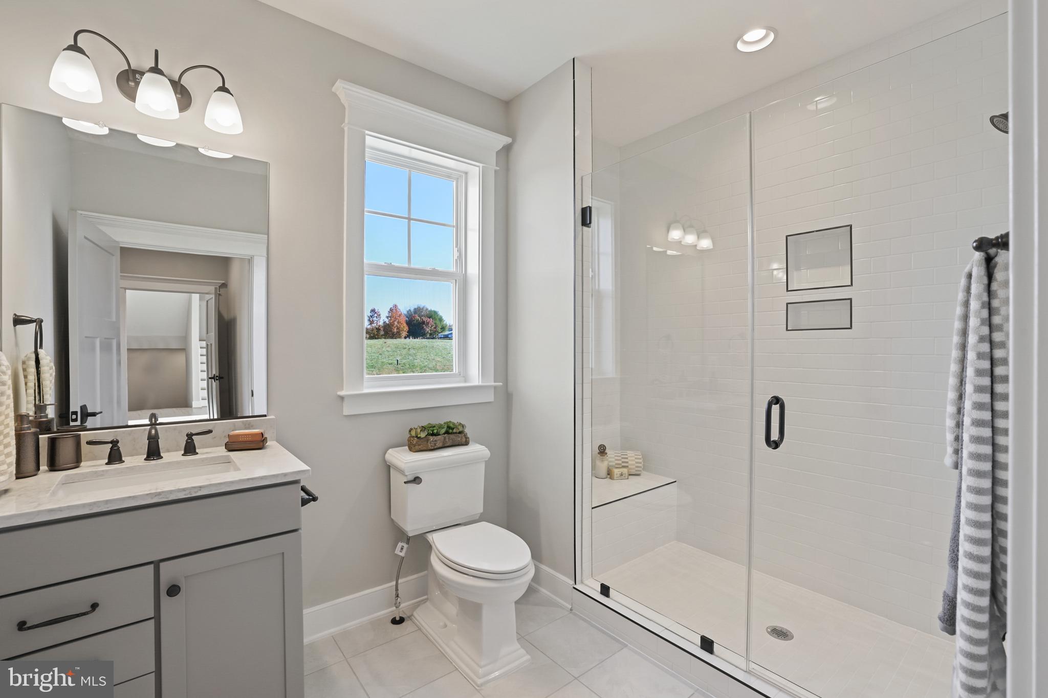 17628 Bates Drive Hamilton, VA 20158 - Photo 20 of 57 a bathroom with a toilet a sink and shower