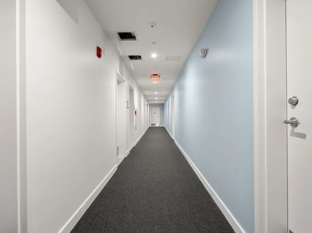 a view of a hallway