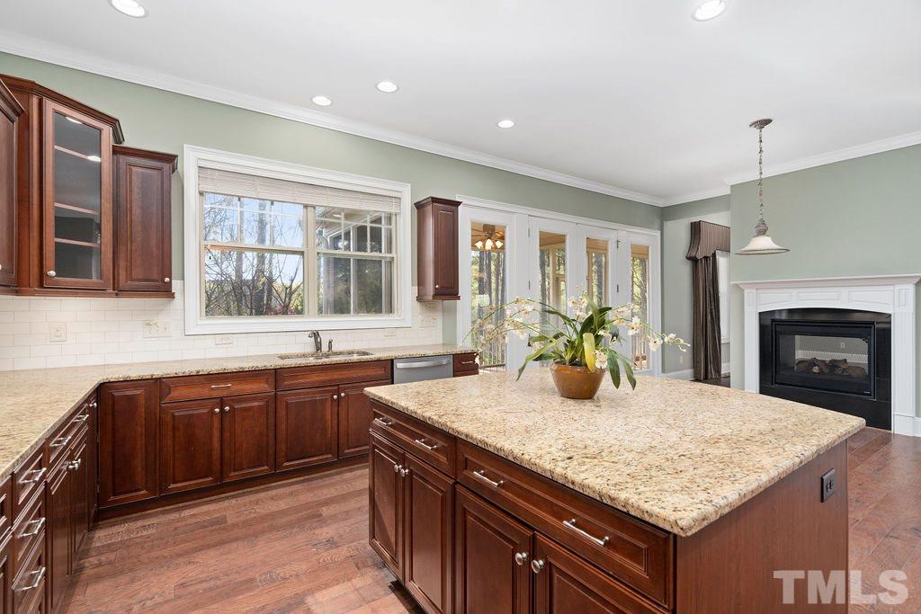 3322 Roller Mill Court Raleigh, NC 27607 - Photo 13 of 30 breakfast area w/gas see-through fireplace