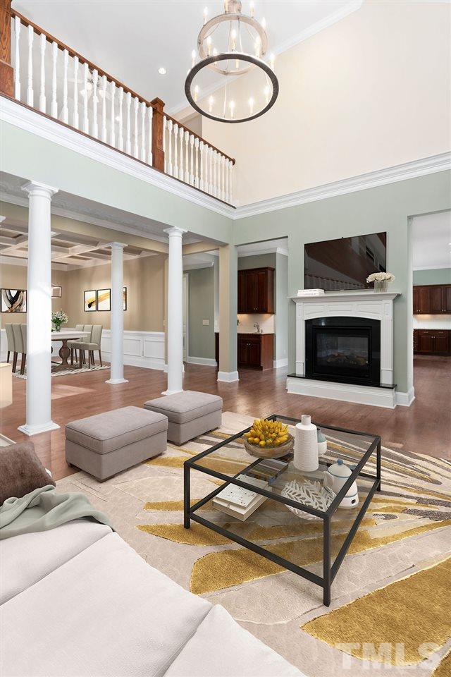 3322 Roller Mill Court Raleigh, NC 27607 - Photo 10 of 30 Features fireplace and vaulted ceilings