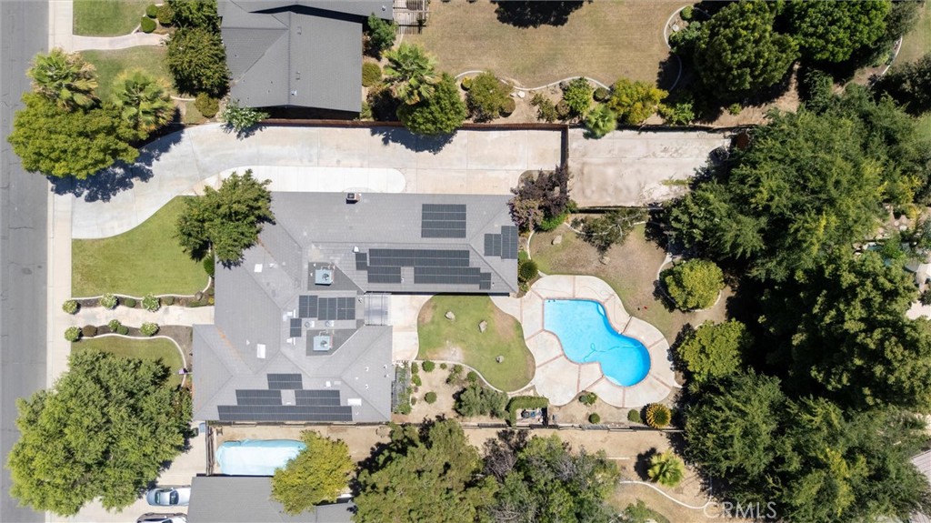 11717 Old Town Road Bakersfield, CA 93312 - Photo 7 of 61 an aerial view of a house with a swimming pool