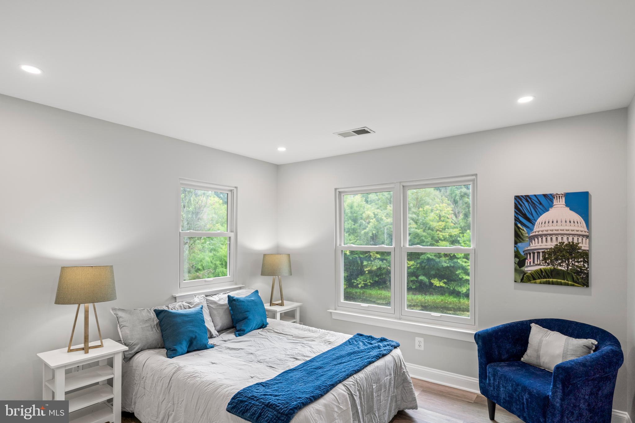 22247 Watson Road Leesburg, VA 20175 - Photo 29 of 54 Bedroom #3 with three windows and recessed lights