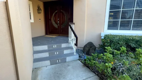 a view of front door of a house