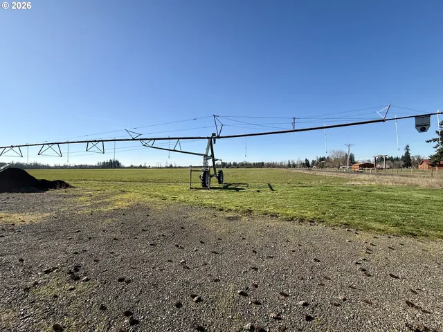a view of a street with an outdoor space