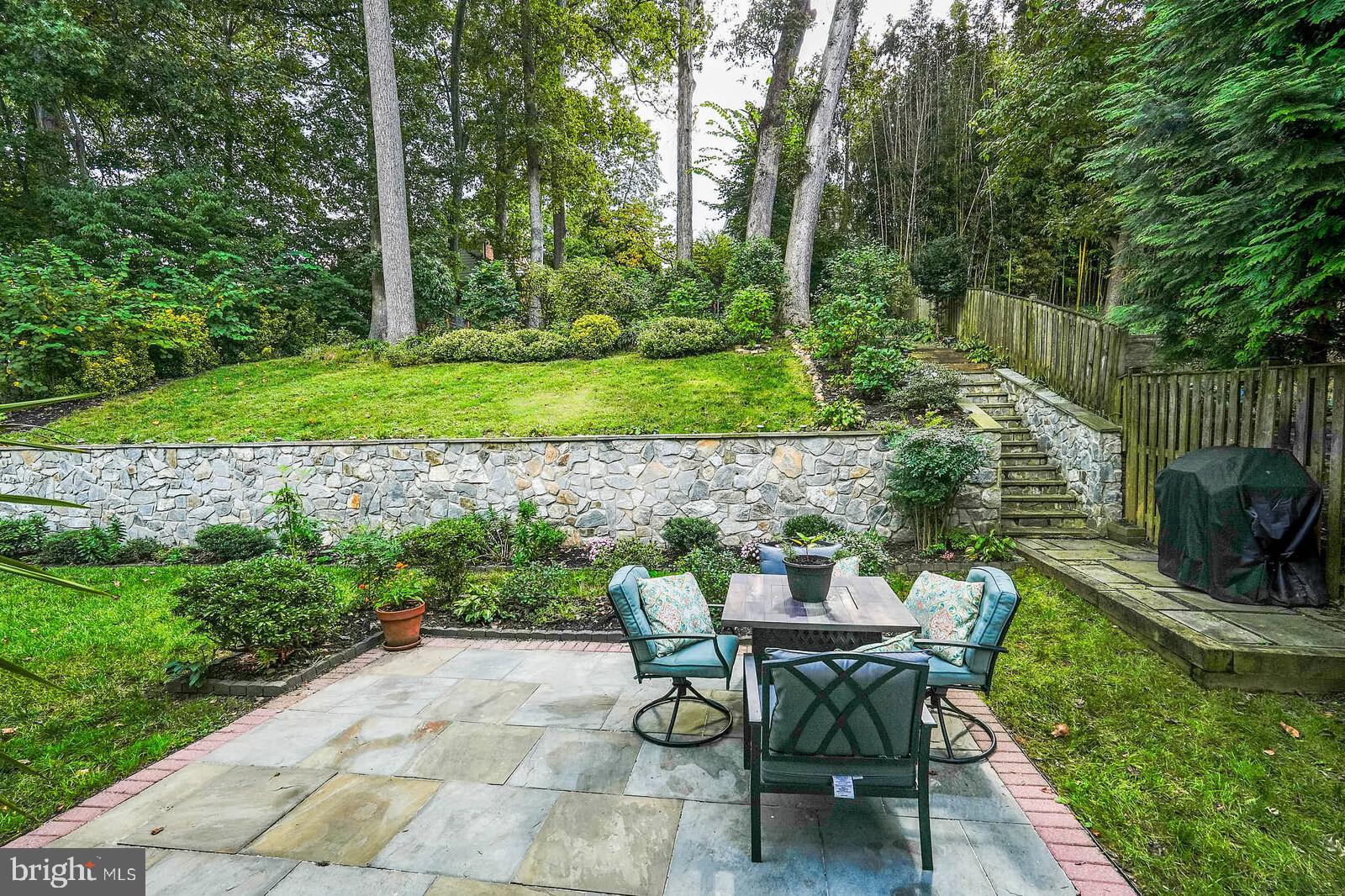 9505 Columbia Boulevard Silver Spring, MD 20910 - Photo 36 of 55 a view of a chairs and table in backyard of the house