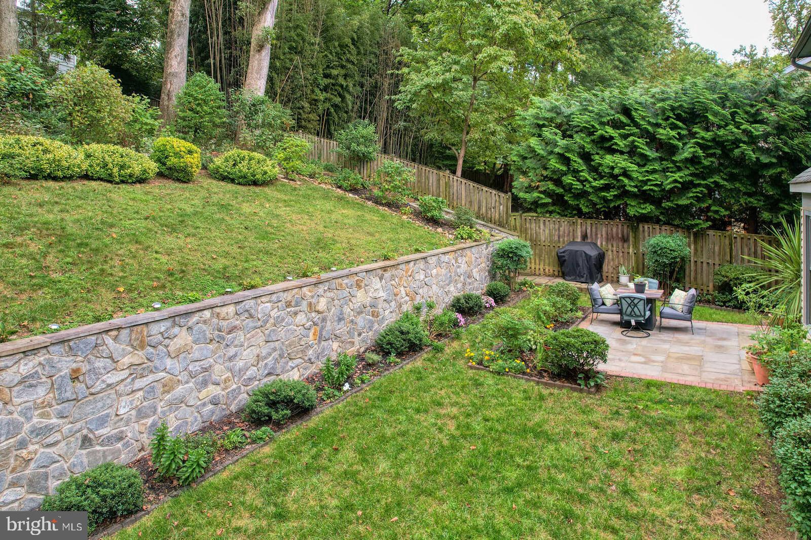 9505 Columbia Boulevard Silver Spring, MD 20910 - Photo 43 of 55 a view of backyard with outdoor seating and green space
