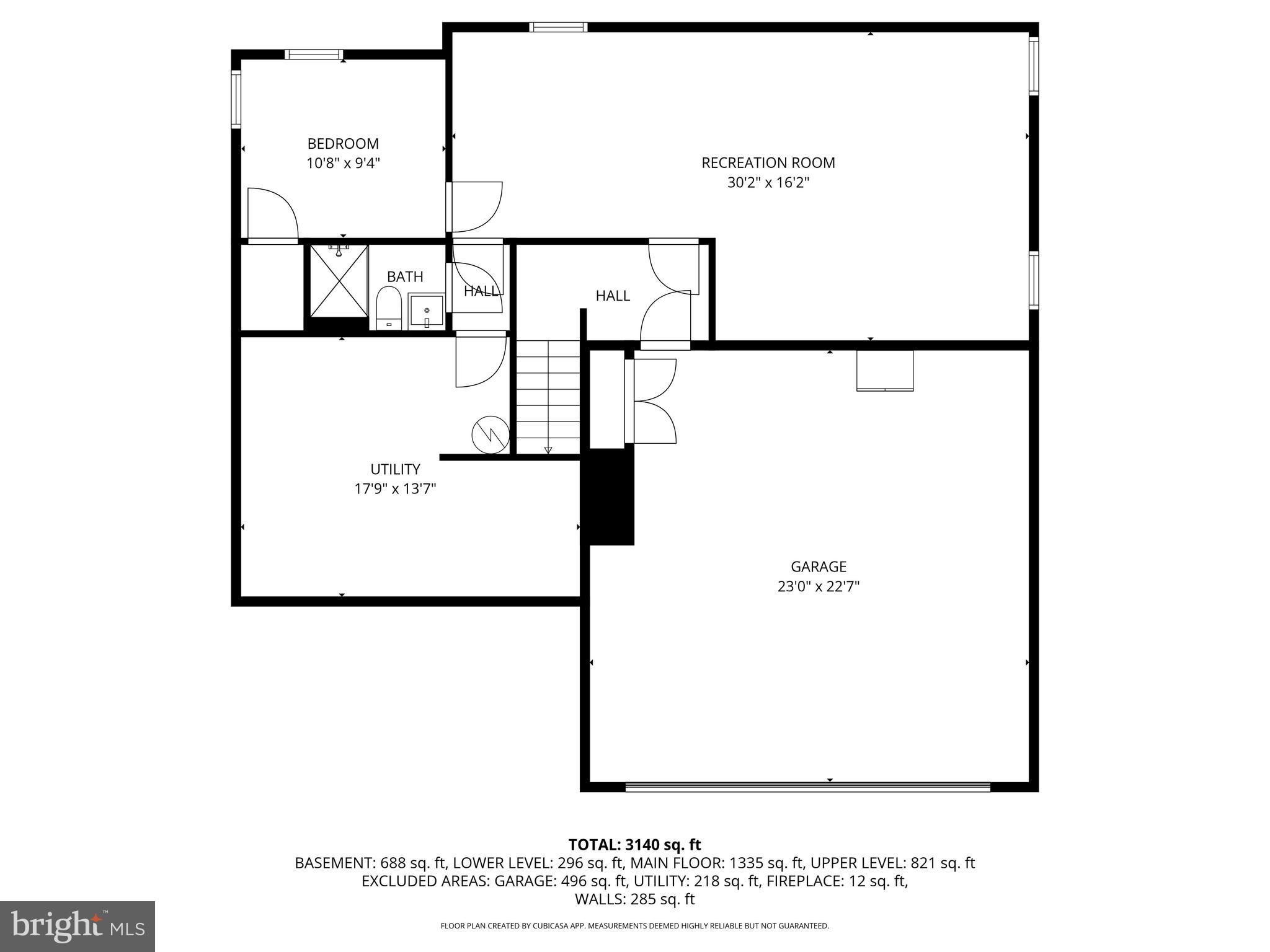 9505 Columbia Boulevard Silver Spring, MD 20910 - Photo 51 of 55 Floor Plan of Lower Level