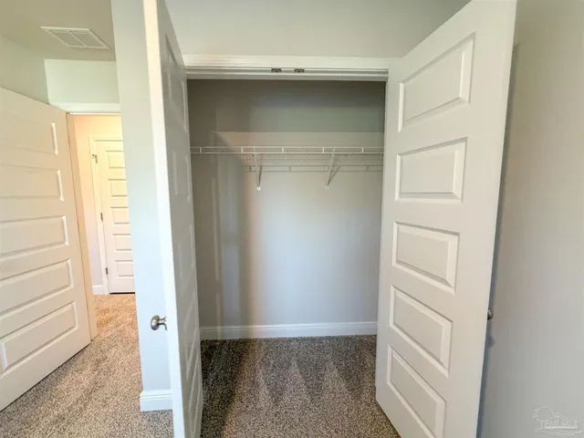 a view of closet area