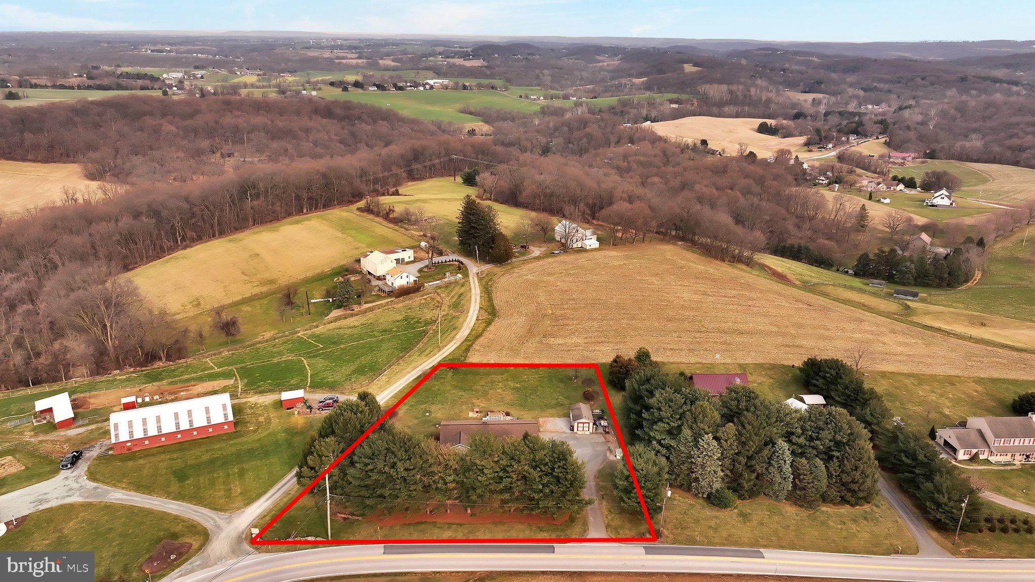 3420 River Road Conestoga, PA 17516 - Photo 3 of 44 Aerial From Front Looking To The Back