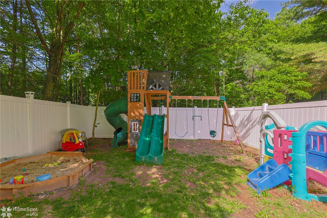 60 Sassafras Road Lehighton, PA 18235 - Photo 43 of 51 A fully fenced yard offers a vibrant playground, perfect for outdoor enjoyment.