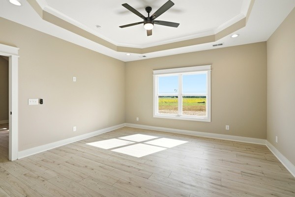 1180 Belfast Farmington Road Lewisburg, TN 37091 - Photo 40 of 41 a view of empty room with wooden floor and fan