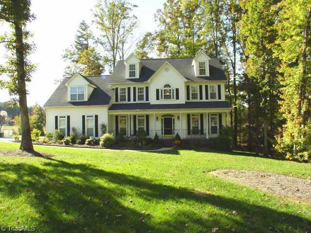 Exterior Front. Beautiful home in a wonderful setting.