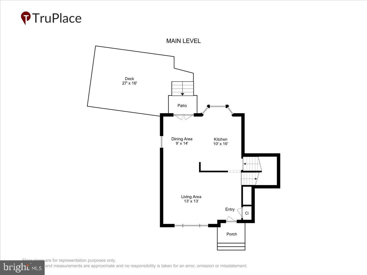 10701 Brunswick Avenue Silver Spring, MD 20902 - Photo 47 of 50 Main Level Floor Plan