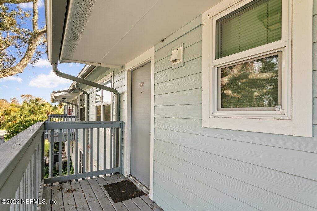 700 West Pope Road, Unit A6 St. Augustine, FL 32080 - Photo 3 of 25 a view of wooden balcony