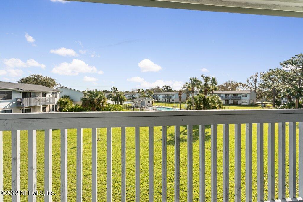 700 West Pope Road, Unit A6 St. Augustine, FL 32080 - Photo 7 of 25 a view of a balcony with outdoor space