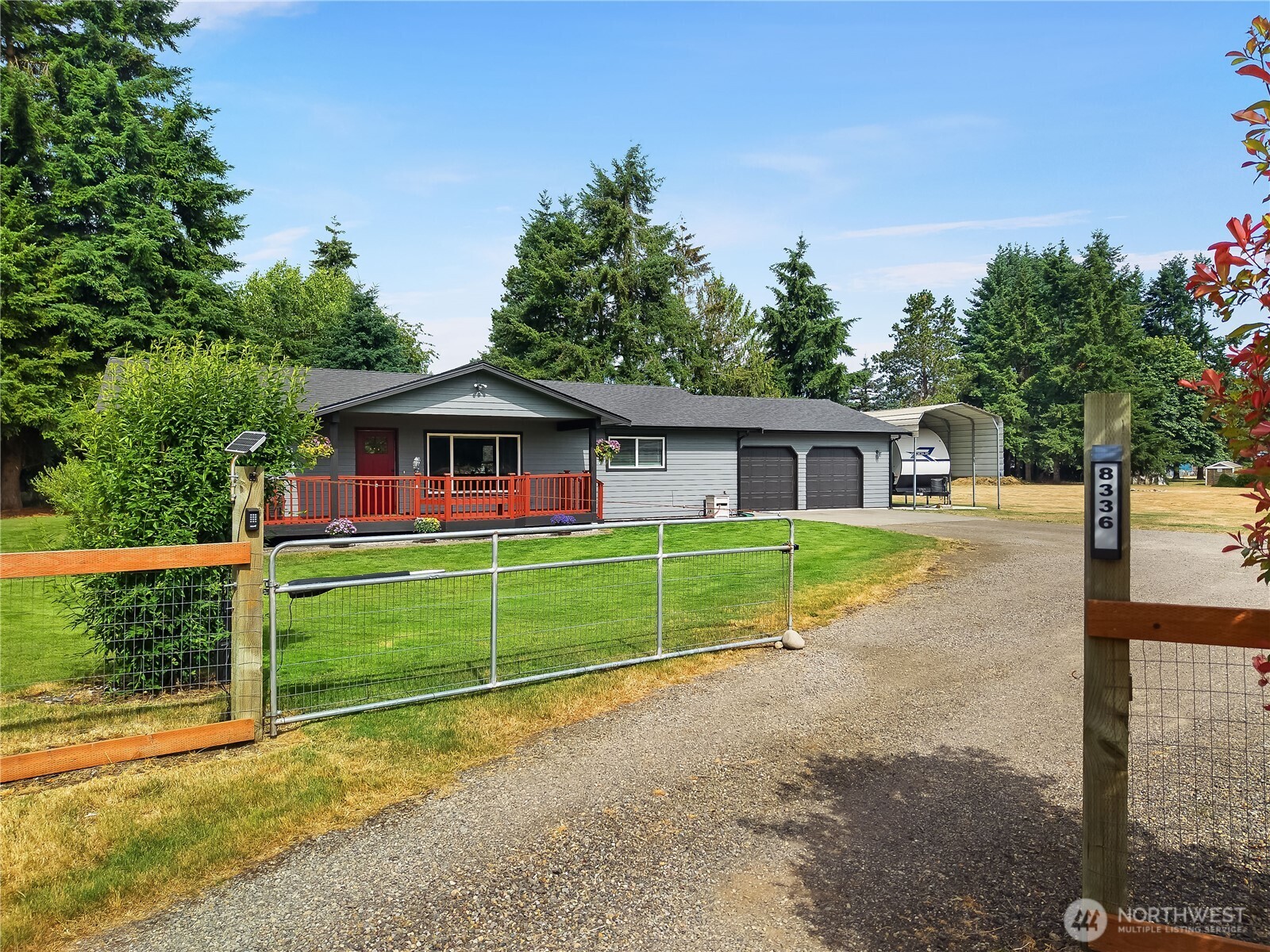 8336 178th Avenue Southwest Rochester, WA 98579 - Photo 1 of 39 a front view of a house with a yard