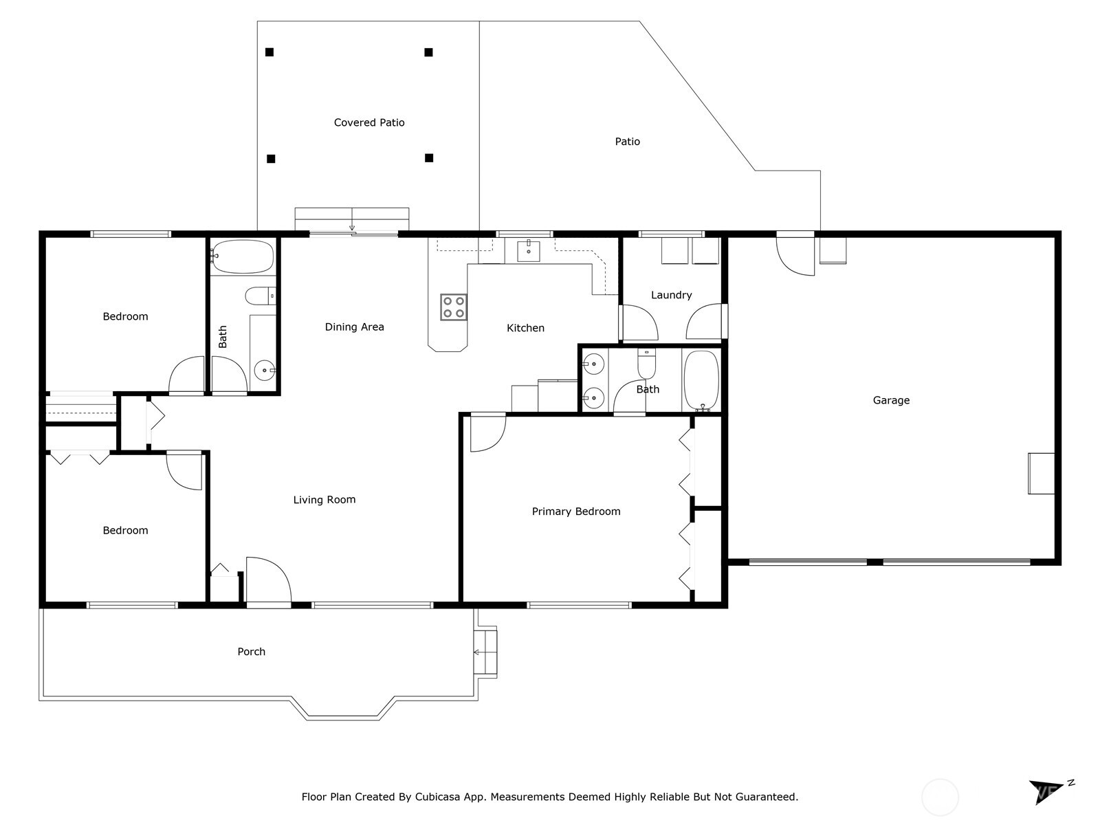 8336 178th Avenue Southwest Rochester, WA 98579 - Photo 39 of 39 a picture of a floor plan