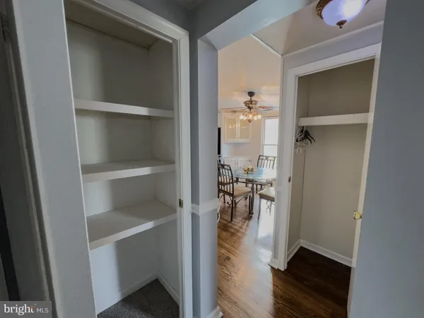 wooden floor in a room