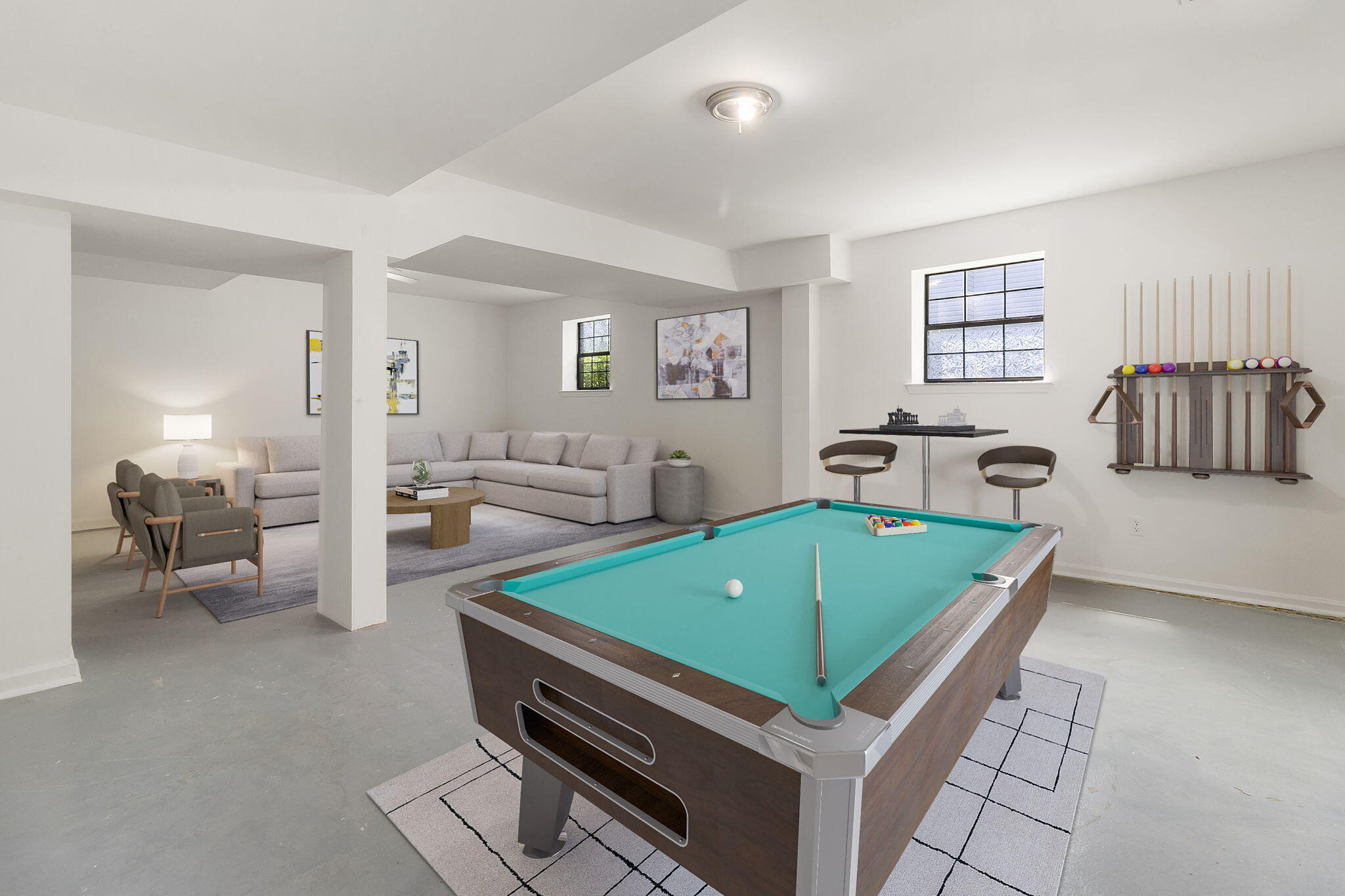 1808 Hidden Harbor Road Hixson, TN 37343 - Photo 47 of 73 basement bonus virtually staged