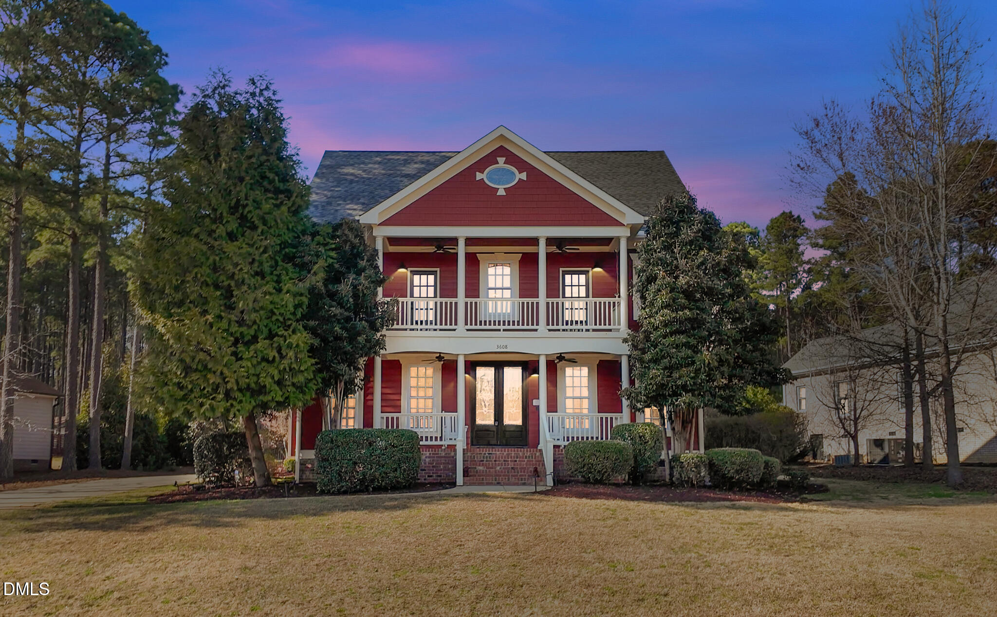 3608 Griffice Mill Road Raleigh, NC 27610 - Photo 1 of 64 Twilight Exterior
