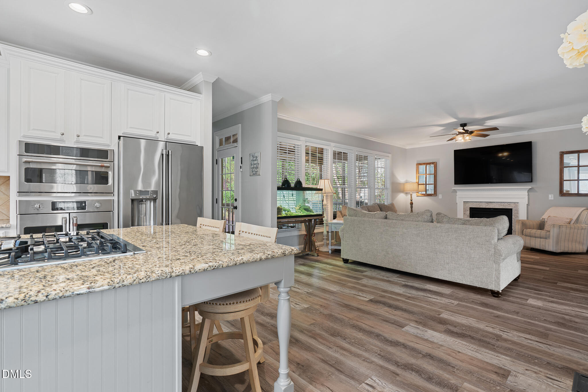 3608 Griffice Mill Road Raleigh, NC 27610 - Photo 15 of 64 Kitchen/Living