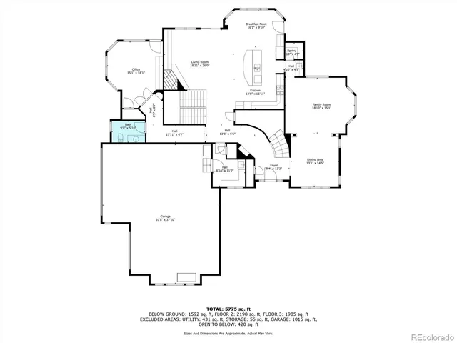 a picture of floor plan