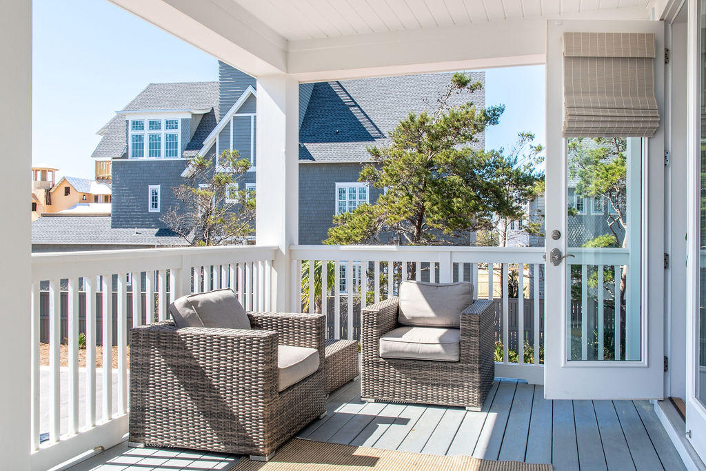 76 West Crabbing Hole Ln Inlet Beach Inlet Beach, FL 32461 - Photo 44 of 86 a view of a balcony with wooden floor