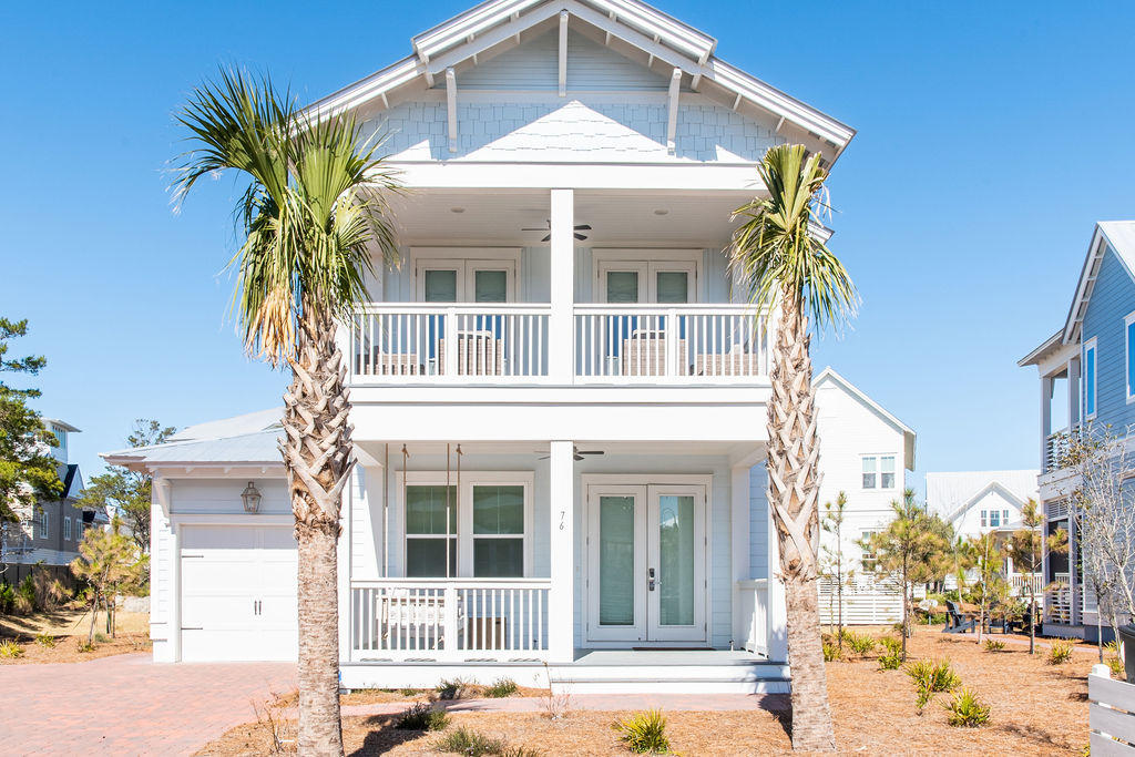 76 West Crabbing Hole Ln Inlet Beach Inlet Beach, FL 32461 - Photo 54 of 86 a front view of a house