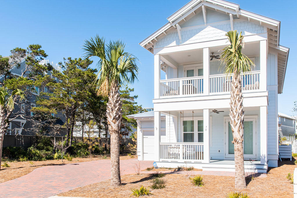 76 West Crabbing Hole Ln Inlet Beach Inlet Beach, FL 32461 - Photo 60 of 86 a front view of a house
