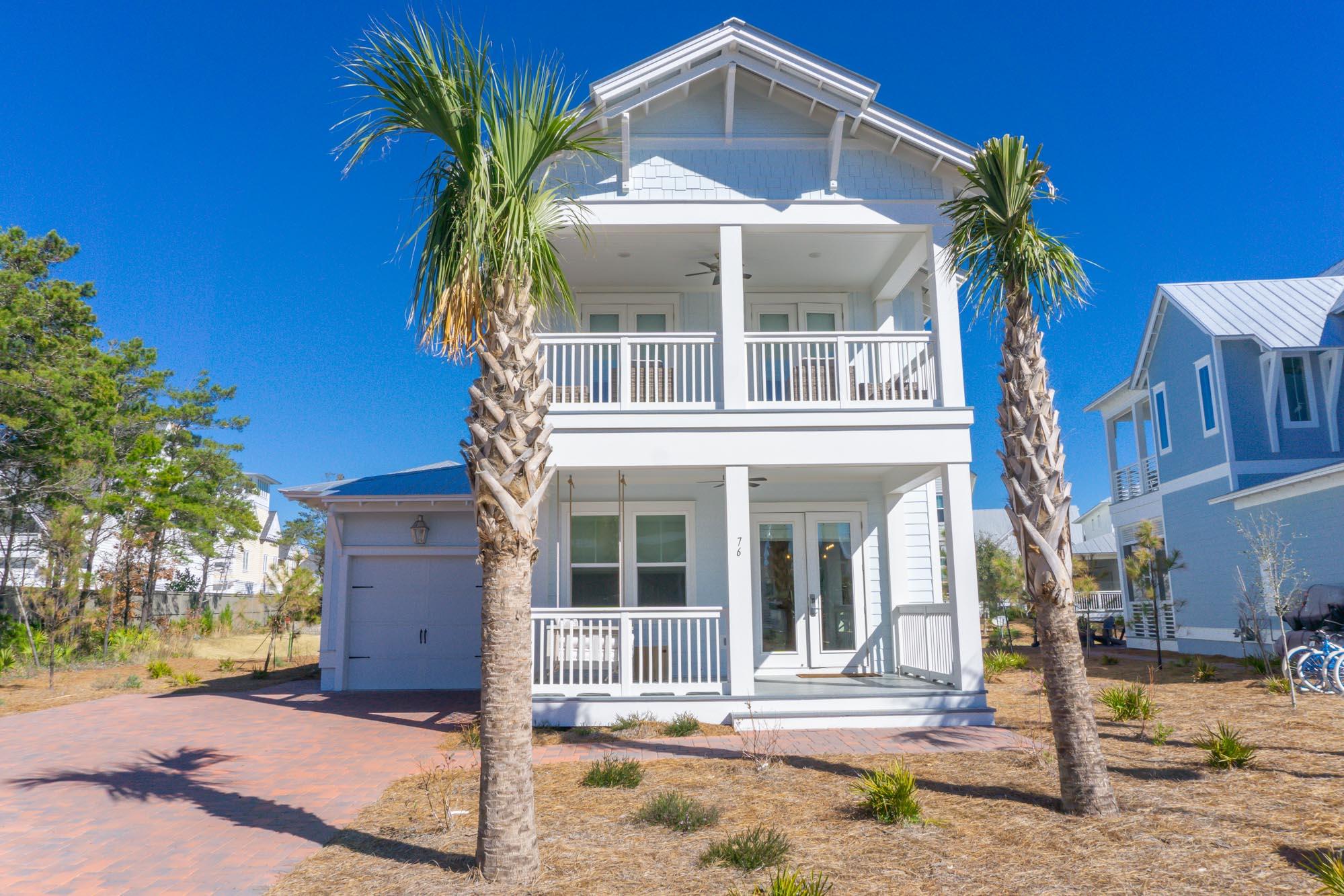76 West Crabbing Hole Ln Inlet Beach Inlet Beach, FL 32461 - Photo 61 of 86 a front view of a house