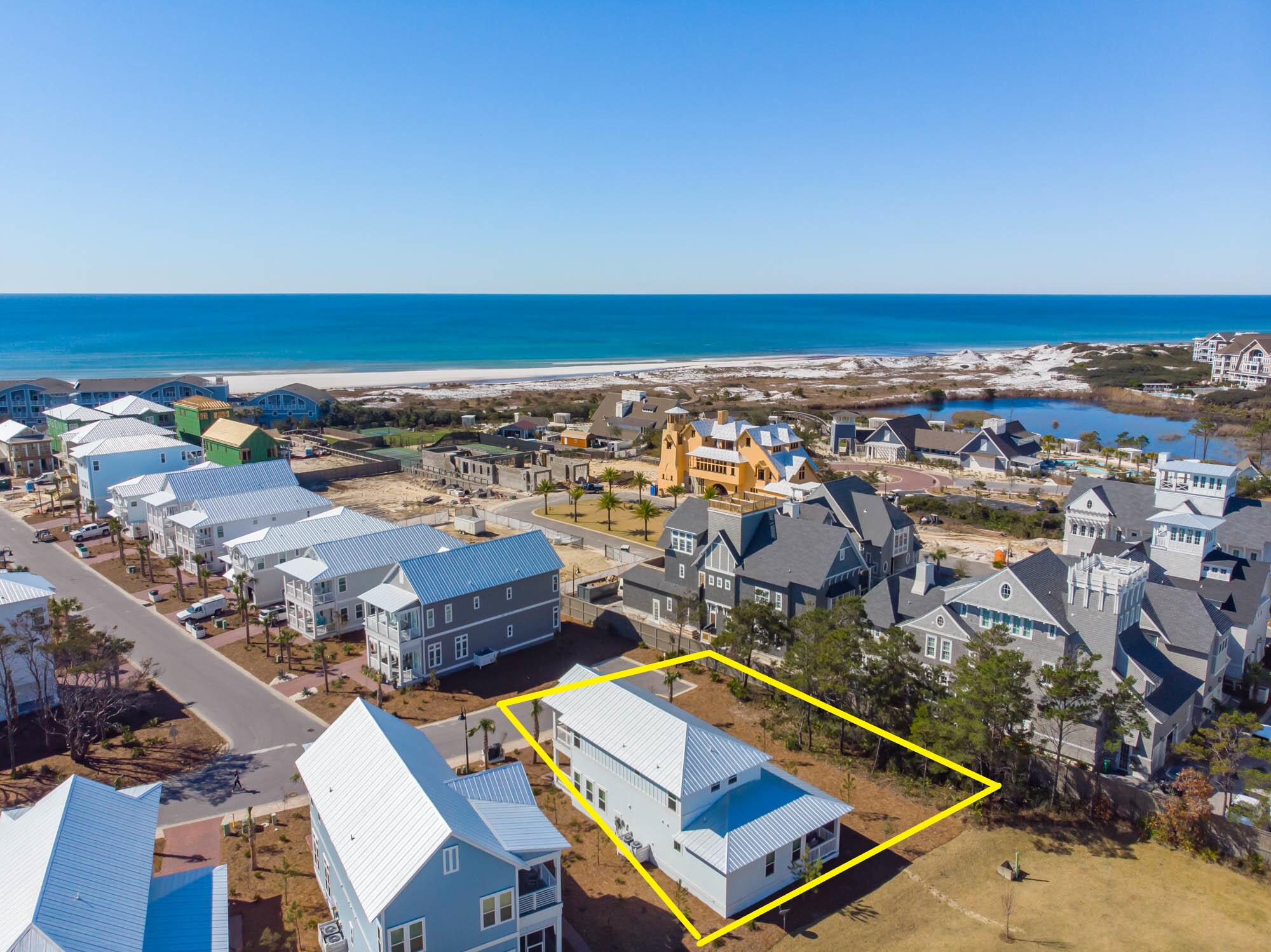 76 West Crabbing Hole Ln Inlet Beach Inlet Beach, FL 32461 - Photo 63 of 86 an aerial view of a city