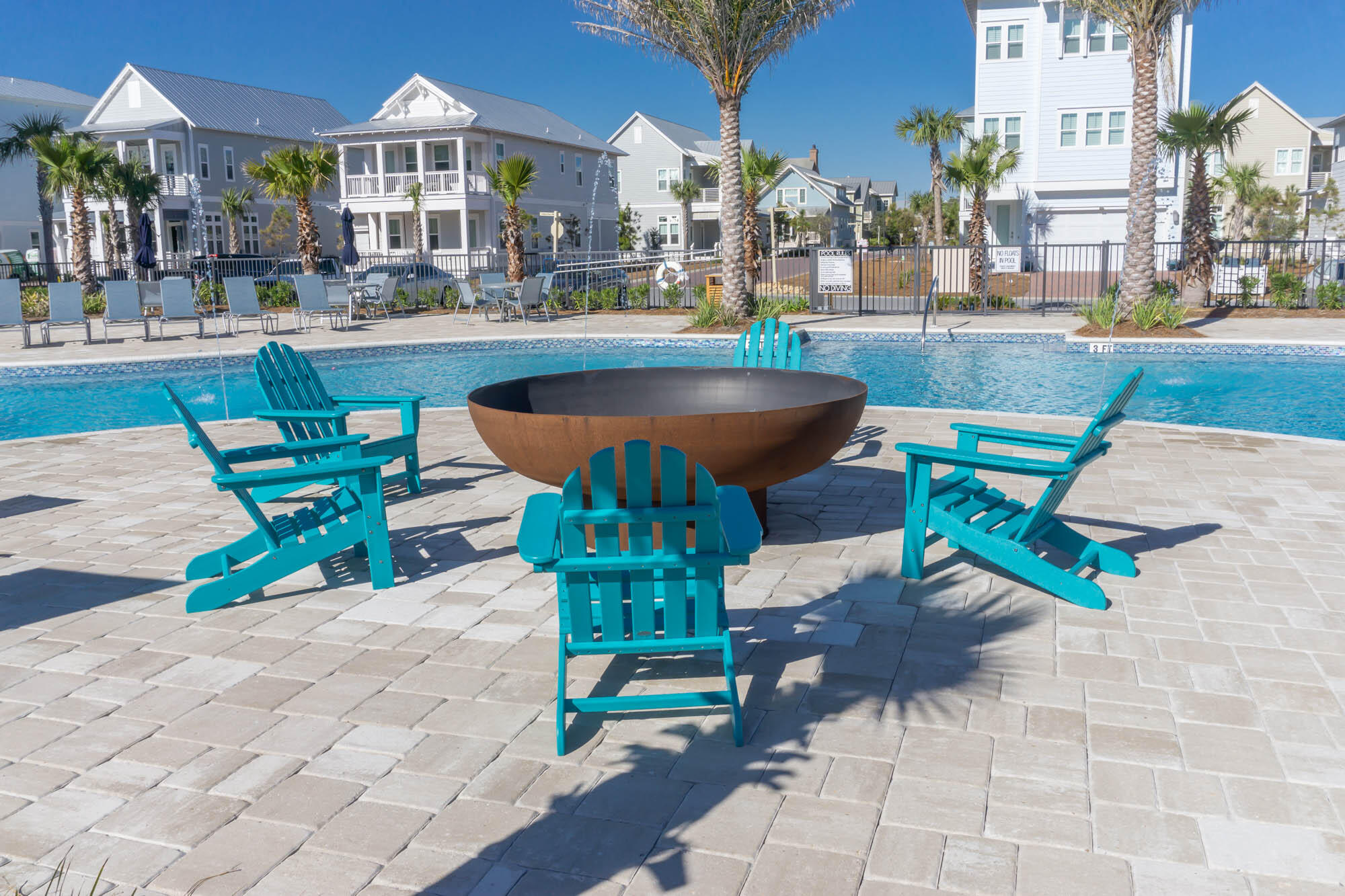 76 West Crabbing Hole Ln Inlet Beach Inlet Beach, FL 32461 - Photo 77 of 86 a view of a chairs and table in the patio