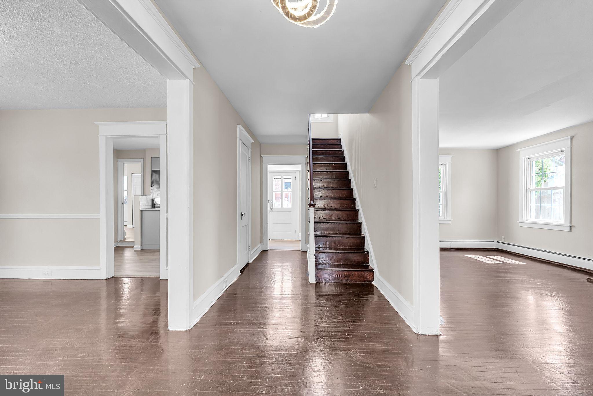107 East Springfield Road Springfield, PA 19064 - Photo 18 of 40 a view of an entryway with wooden floor