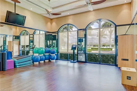 a view of a lake from a balcony