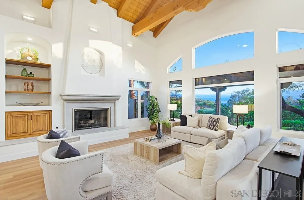 3993 Peony Drive Fallbrook, CA 92028 - Photo 14 of 52 a living room with furniture and a fireplace