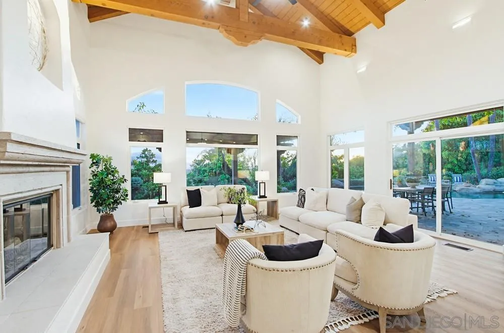 3993 Peony Drive Fallbrook, CA 92028 - Photo 16 of 52 a living room with furniture and a fireplace