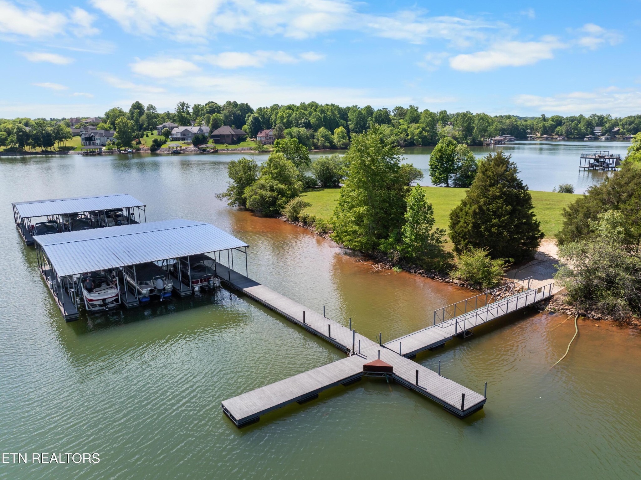 36 Thunder Ridge Drive Vonore, TN 37885 - Photo 8 of 30 an aerial view of a house with a lake view